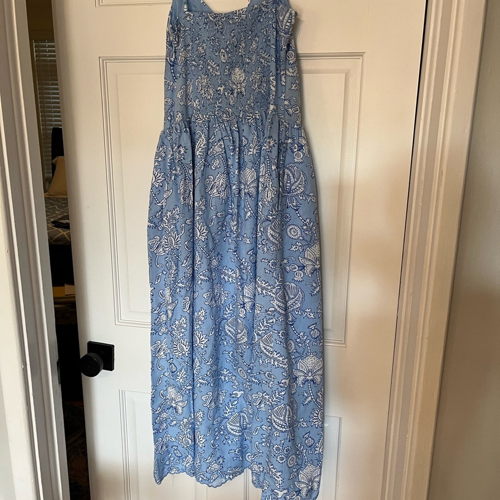 Roller Rabbit x Target Women’s Floral Vines Drop Waist Midi A-line Dress - Picture 3 of 5